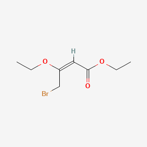 molecular formula C8H13BrO3 B1143447 4-溴-3-乙氧基-2-丁烯酸乙酯 CAS No. 1116-50-3