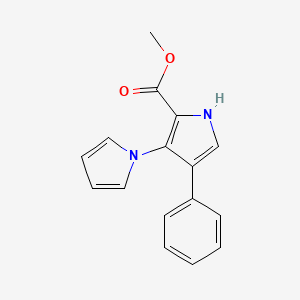 molecular formula C16H14N2O2 B11434486 methyl 4'-phenyl-1'H-1,3'-bipyrrole-2'-carboxylate 