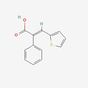 B1143453 2-Phenyl-3-(2-thienyl)acrylic acid CAS No. 10569-35-4