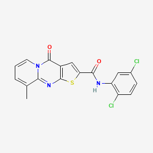 N-(2,5-dichlorophenyl)-9-methyl-4-oxo-4H-pyrido[1,2-a]thieno[2,3-d]pyrimidine-2-carboxamide