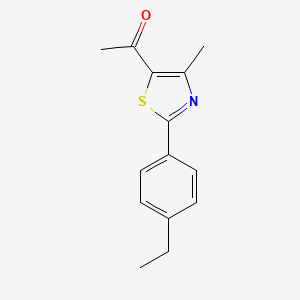 1-[2-(4-Ethylphenyl)-4-methyl-5-thiazolyl]ethanone