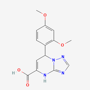 7-(2,4-Dimethoxyphenyl)-4,7-dihydro[1,2,4]triazolo[1,5-a]pyrimidine-5-carboxylic acid