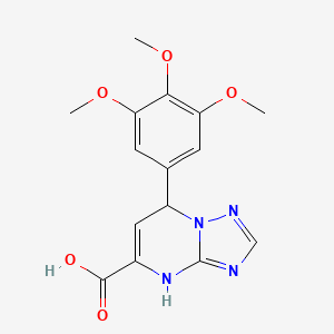 7-(3,4,5-Trimethoxyphenyl)-4,7-dihydro[1,2,4]triazolo[1,5-a]pyrimidine-5-carboxylic acid