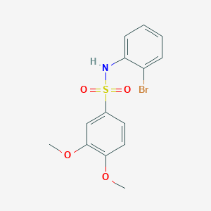 N-(2-bromophenyl)-3,4-dimethoxybenzenesulfonamide