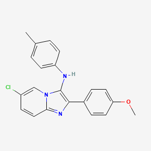 6-chloro-2-(4-methoxyphenyl)-N-(4-methylphenyl)imidazo[1,2-a]pyridin-3-amine