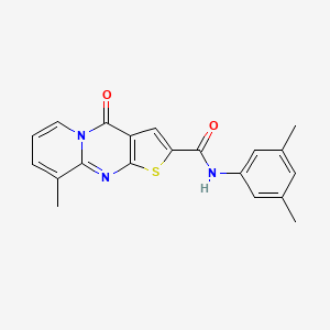 N-(3,5-dimethylphenyl)-9-methyl-4-oxo-4H-pyrido[1,2-a]thieno[2,3-d]pyrimidine-2-carboxamide