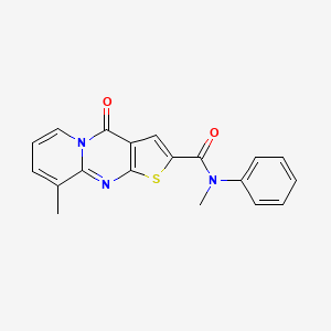 N,9-dimethyl-4-oxo-N-phenyl-4H-pyrido[1,2-a]thieno[2,3-d]pyrimidine-2-carboxamide