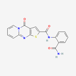 N-(2-carbamoylphenyl)-4-oxo-4H-pyrido[1,2-a]thieno[2,3-d]pyrimidine-2-carboxamide