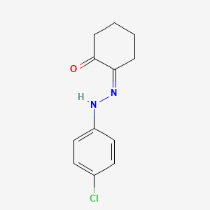 molecular formula C12H13ClN2O B1143539 2-(2-(4-氯苯基)腙)环己酮 CAS No. 14192-45-1