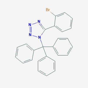 molecular formula C26H19BrN4 B114354 5-(2-溴苯基)-1-(三苯甲基)-1H-四唑 CAS No. 143945-72-6