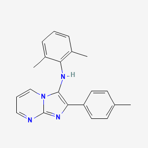 N-(2,6-dimethylphenyl)-2-(4-methylphenyl)imidazo[1,2-a]pyrimidin-3-amine