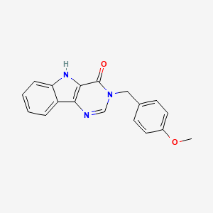 3-(4-methoxybenzyl)-3H-pyrimido[5,4-b]indol-4(5H)-one