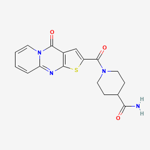 1-[(4-Oxo-4H-pyrido[1,2-A]thieno[2,3-D]pyrimidin-2-YL)carbonyl]-4-piperidinecarboxamide