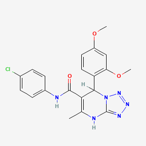 N-(4-chlorophenyl)-7-(2,4-dimethoxyphenyl)-5-methyl-1,7-dihydrotetrazolo[1,5-a]pyrimidine-6-carboxamide