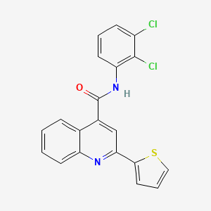 N-(2,3-dichlorophenyl)-2-(thiophen-2-yl)quinoline-4-carboxamide