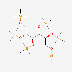 molecular formula C24H62O6Si6 B1143580 1,2,3,4,5,6-Hexakis-O-(trimethylsilyl)-D-glucitol CAS No. 14199-80-5