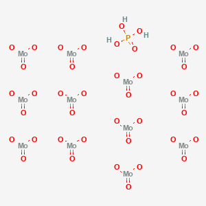 molecular formula H3Mo12O40P B1143586 Phosphomolybdic acid solution CAS No. 12026-57-2