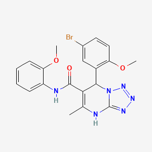 7-(5-bromo-2-methoxyphenyl)-N-(2-methoxyphenyl)-5-methyl-4,7-dihydrotetrazolo[1,5-a]pyrimidine-6-carboxamide