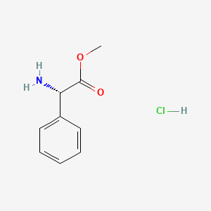molecular formula C9H12ClNO2 B1143598 (S)-甲基 2-氨基-2-苯基乙酸盐酸盐 CAS No. 13226-98-7