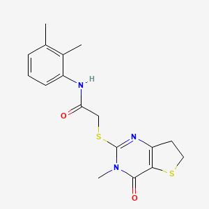 N-(2,3-Dimethylphenyl)-2-({3-methyl-4-oxo-3H,4H,6H,7H-thieno[3,2-D]pyrimidin-2-YL}sulfanyl)acetamide