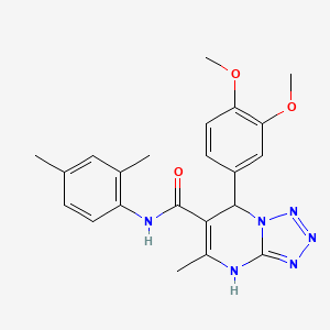 7-(3,4-dimethoxyphenyl)-N-(2,4-dimethylphenyl)-5-methyl-4,7-dihydrotetrazolo[1,5-a]pyrimidine-6-carboxamide