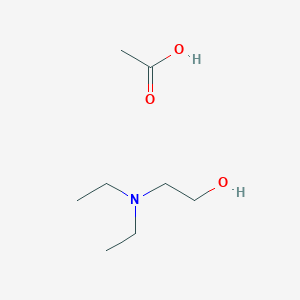 B1143608 Diethyl(2-hydroxyethyl)ammonium acetate CAS No. 13695-28-8