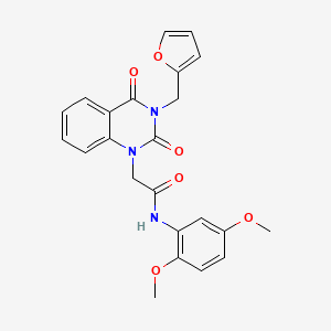 N-(2,5-dimethoxyphenyl)-2-[3-(furan-2-ylmethyl)-2,4-dioxo-3,4-dihydroquinazolin-1(2H)-yl]acetamide