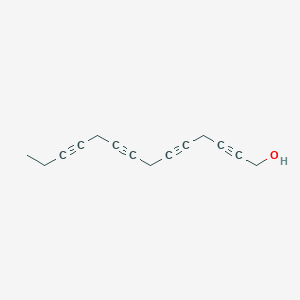 molecular formula C14H14O B114362 Tetradeca-2,5,8,11-tetrayn-1-ol CAS No. 5871-10-3
