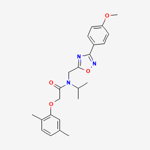 2-(2,5-dimethylphenoxy)-N-{[3-(4-methoxyphenyl)-1,2,4-oxadiazol-5-yl]methyl}-N-(propan-2-yl)acetamide