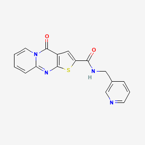 4-Oxo-N-(3-pyridinylmethyl)-4H-pyrido[1,2-A]thieno[2,3-D]pyrimidine-2-carboxamide