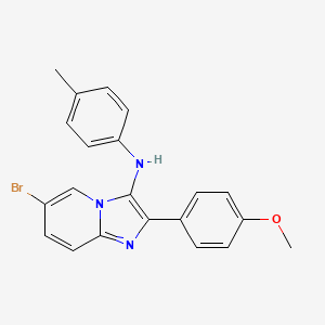 6-bromo-2-(4-methoxyphenyl)-N-(4-methylphenyl)imidazo[1,2-a]pyridin-3-amine