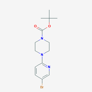 molecular formula C14H20BrN3O2 B114364 Tert-butyl 4-(5-bromopyridin-2-yl)piperazine-1-carboxylate CAS No. 153747-97-8