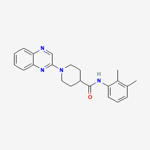 N-(2,3-dimethylphenyl)-1-(quinoxalin-2-yl)piperidine-4-carboxamide