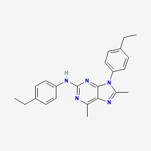 N,9-bis(4-ethylphenyl)-6,8-dimethyl-9H-purin-2-amine