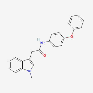 2-(1-methyl-1H-indol-3-yl)-N-(4-phenoxyphenyl)acetamide