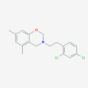 3-[2-(2,4-dichlorophenyl)ethyl]-5,7-dimethyl-3,4-dihydro-2H-1,3-benzoxazine