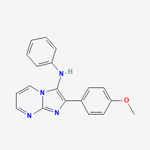 2-(4-methoxyphenyl)-N-phenylimidazo[1,2-a]pyrimidin-3-amine