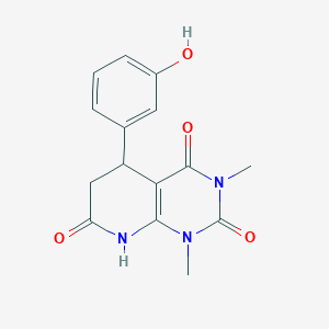 5-(3-hydroxyphenyl)-1,3-dimethyl-5,8-dihydropyrido[2,3-d]pyrimidine-2,4,7(1H,3H,6H)-trione