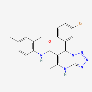 7-(3-bromophenyl)-N-(2,4-dimethylphenyl)-5-methyl-4,7-dihydrotetrazolo[1,5-a]pyrimidine-6-carboxamide