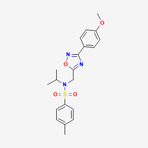 N-{[3-(4-methoxyphenyl)-1,2,4-oxadiazol-5-yl]methyl}-4-methyl-N-(propan-2-yl)benzenesulfonamide