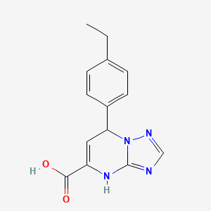 7-(4-Ethylphenyl)-4,7-dihydro[1,2,4]triazolo[1,5-a]pyrimidine-5-carboxylic acid