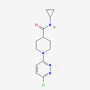 1-(6-chloropyridazin-3-yl)-N-cyclopropylpiperidine-4-carboxamide