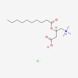 molecular formula C17H34ClNO4 B1143720 （+/-）-癸酰肉碱氯化物 CAS No. 14919-36-9