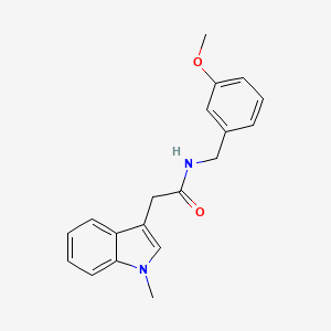 N-(3-methoxybenzyl)-2-(1-methyl-1H-indol-3-yl)acetamide