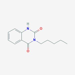 molecular formula C13H16N2O2 B11437387 3-pentylquinazoline-2,4(1H,3H)-dione 