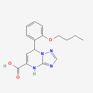 7-(2-Butoxyphenyl)-4,7-dihydro[1,2,4]triazolo[1,5-a]pyrimidine-5-carboxylic acid