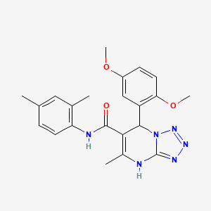 7-(2,5-dimethoxyphenyl)-N-(2,4-dimethylphenyl)-5-methyl-4,7-dihydrotetrazolo[1,5-a]pyrimidine-6-carboxamide