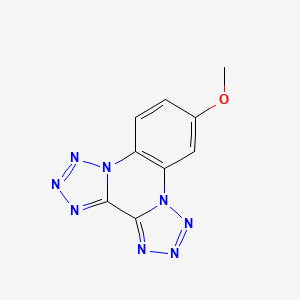 14-methoxy-2,3,4,5,8,9,10,11-octazatetracyclo[10.4.0.02,6.07,11]hexadeca-1(12),3,5,7,9,13,15-heptaene