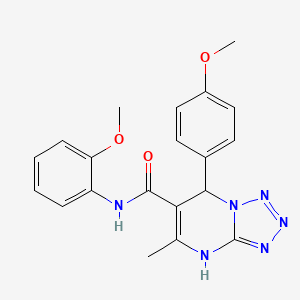 N-(2-methoxyphenyl)-7-(4-methoxyphenyl)-5-methyl-4,7-dihydrotetrazolo[1,5-a]pyrimidine-6-carboxamide