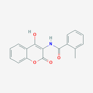 N-(4-hydroxy-2-oxo-2H-chromen-3-yl)-2-methylbenzamide